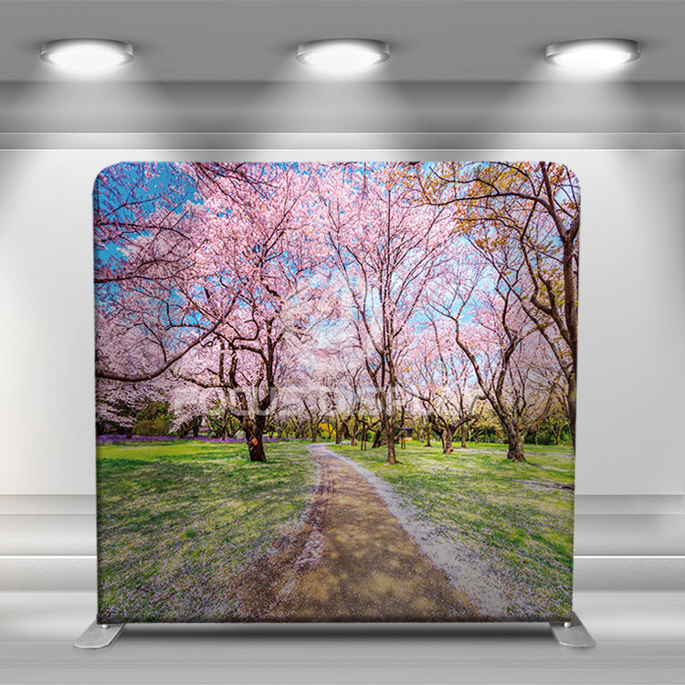 8 ft Ocean printing pillow case cover display easy installation photo booth backdrop wall