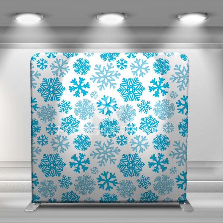 10 ft Straight tension fabric aluminum frame display visual effect painting photo booth