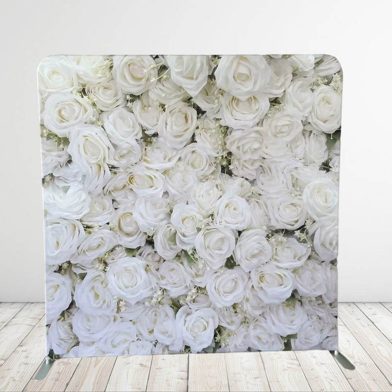 7.6x7.6 ft Collapsible frame wedding decoration background double sided pillowcase for photography backdrop stand