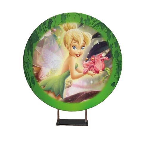 7 ft aluminum metal quick set up aluminum frame party supplies birthday round backdrop stand