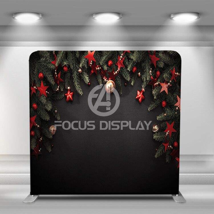 8ft straight frame only advertising tension fabric exhibition display stand photobooth backdrop pillow tension Wall