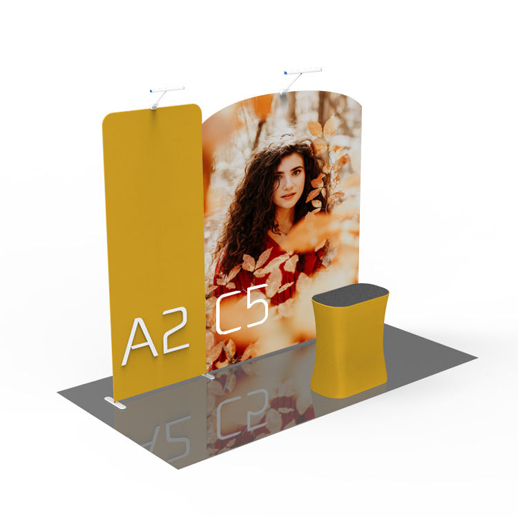 10x10ft Customized graphic full color printed trade show exhibition booth