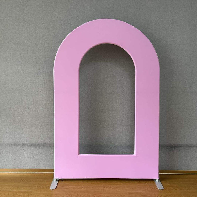 Double Colorful Side Children Birthday Party Decoration Arch Cover For Wedding Circle Arch Backdrop Open Arch Wall