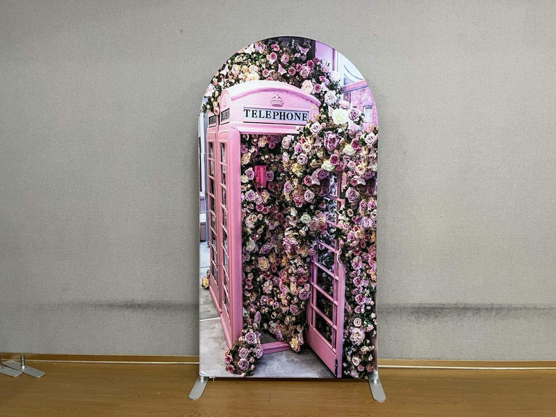 Single Fashion Half Arch Frame for Wedding or Birthday Party Aluminum Frame Arch Backdrop Stand