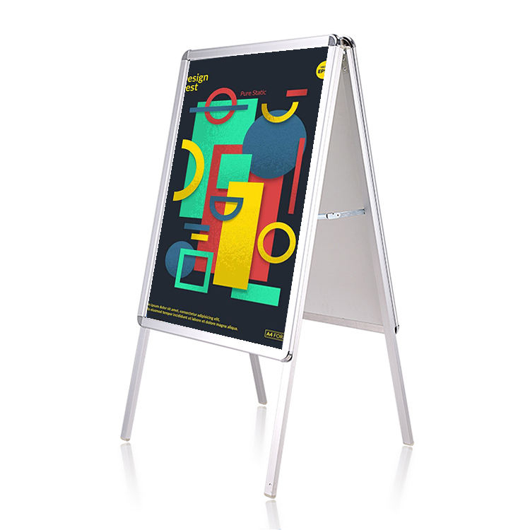 Free standing good quality outdoor sandwich board display a frame sign stand
