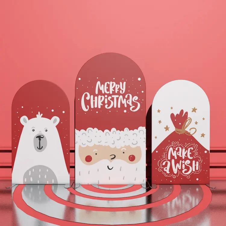 Hot Selling Single Item Semi-arch Frame Custom Background Decoration Birthday Party aluminium round arch backdrop
