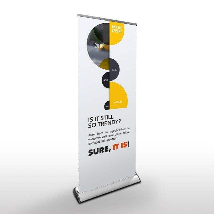 New products Simple display advertising custom design banner aluminum cheap roll up stand mpop up banner display stand