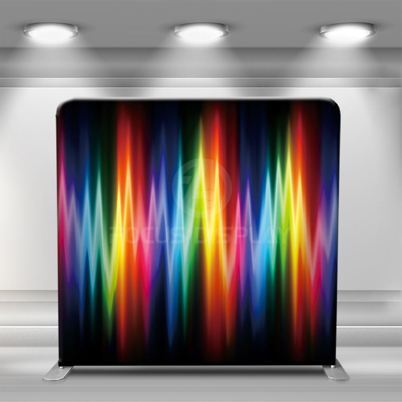 custom background 8 ft Aluminum tube stand tension fabric party events photo booth backdrop