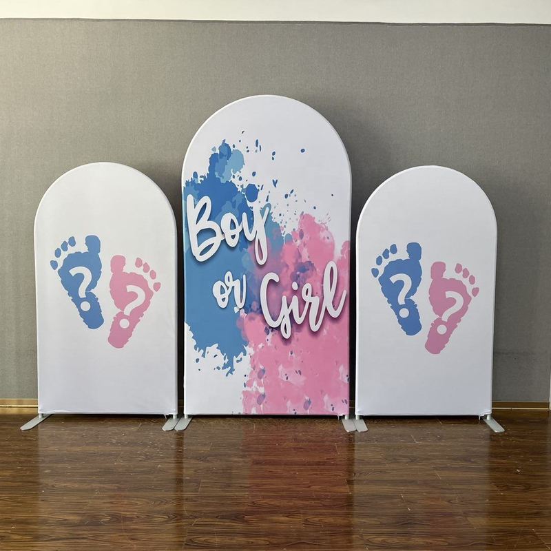Custom Portable Arch Backdrop Wall 3 Round Arch Panel Baby Shower Birthday Wedding Party Event Decoration