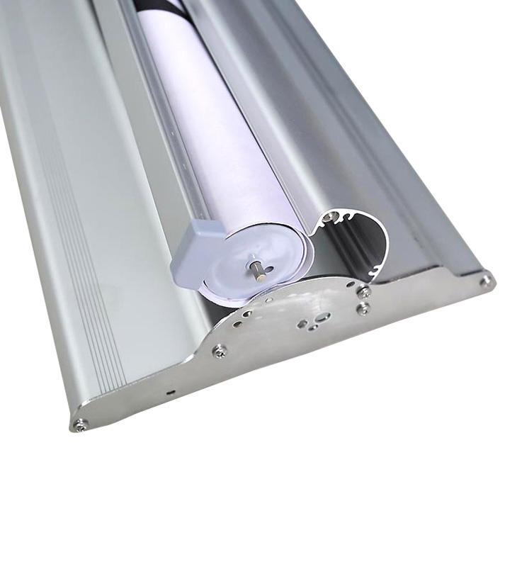 Advertising aluminium portable retractable roll up stand banner, tradeshow display