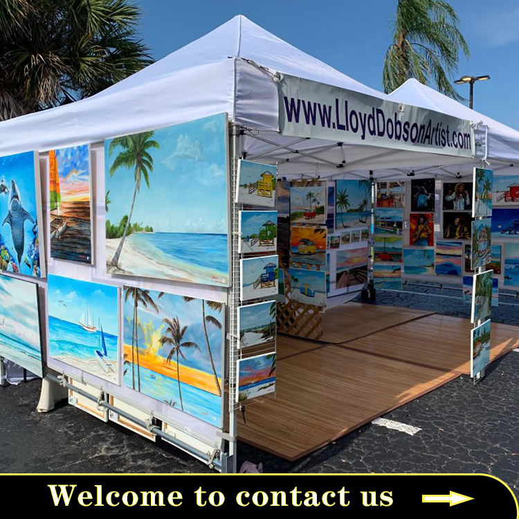 Outdoor portable folding pop up 3x3 gazebo trade show tent