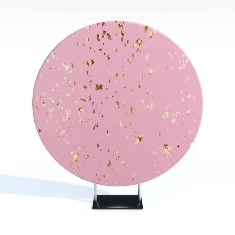Fashion Fabric Cake Round Table Wedding Stand Round Party Birthday Display Table For Wedding