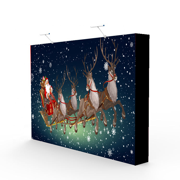 Flexible Straight tension fabric SEG 10x10 booth pop up display