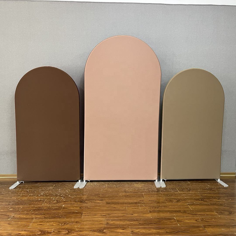 Arched Backdrop Stand for Birthday Party Wedding Decoration 3 Arch Panel Baby Shower Backdrop