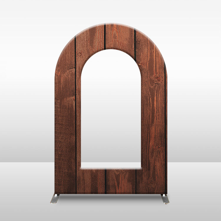 2022 New Arrival printing fabric wedding decoration arch backdrop stand