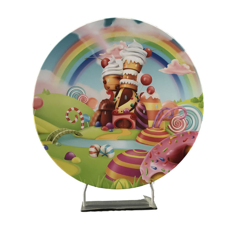 High quality fancy wedding cake display wedding flower round display stand
