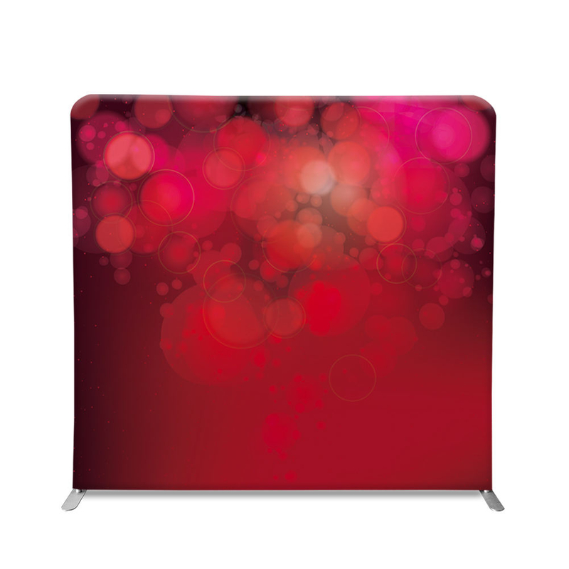 8x8ft double-sided Tension fabric pillow case photo booth backdrop Trade Show background stretch fabric display