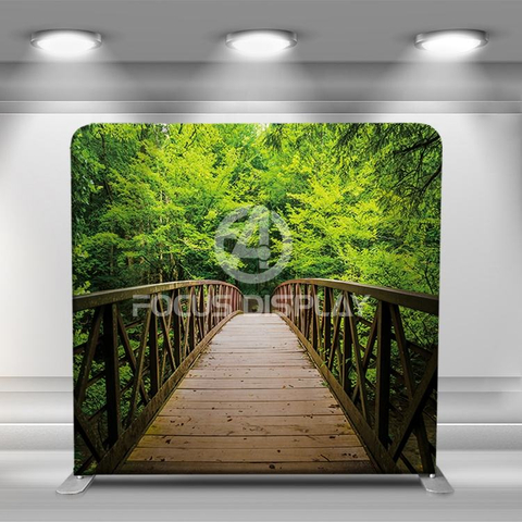 10 ft Collapsible aluminum tube bridge in shade painting photo booth backdrop stand