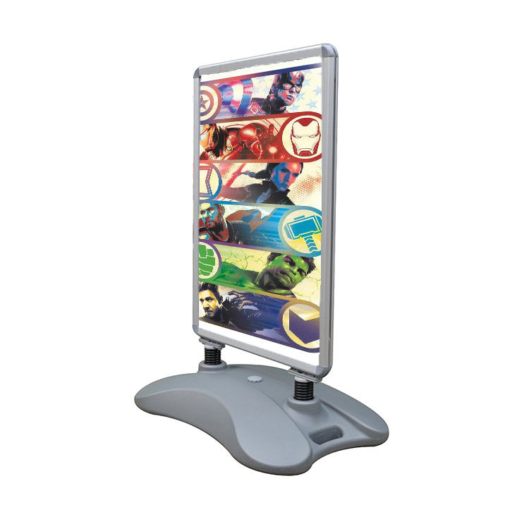 A1 silver aluminum profile snap frame outdoor aluminum profile advertising board