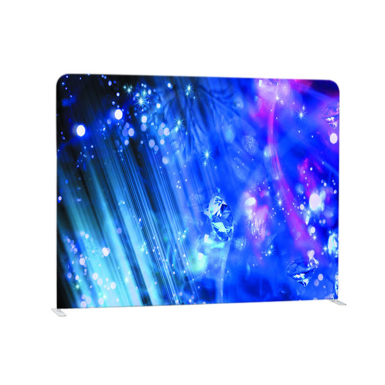 Portable advertising tension fabric pillow case diy photo backdrop stand wedding backdrop
