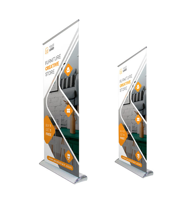 Hot sale aluminium teardrop roll up banner display stand