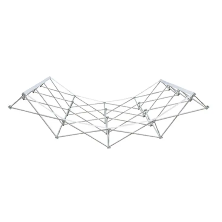 New style background wall designs available 10ft dragnet curved exhibition backdrop fabric pop up display system