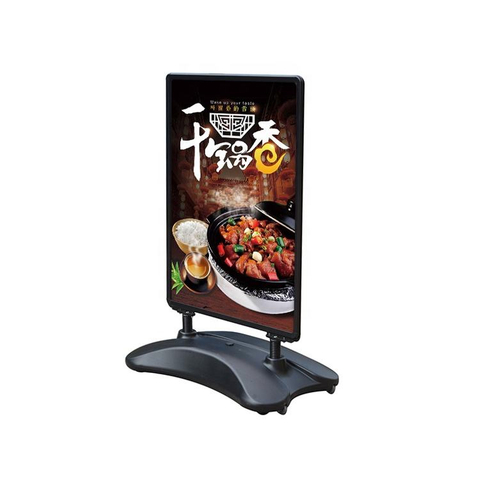 A1 high quality aluminium pavement poster board for outdoor pavement sidewalk signs