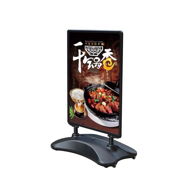 A1 high quality aluminium pavement poster board for outdoor pavement sidewalk signs