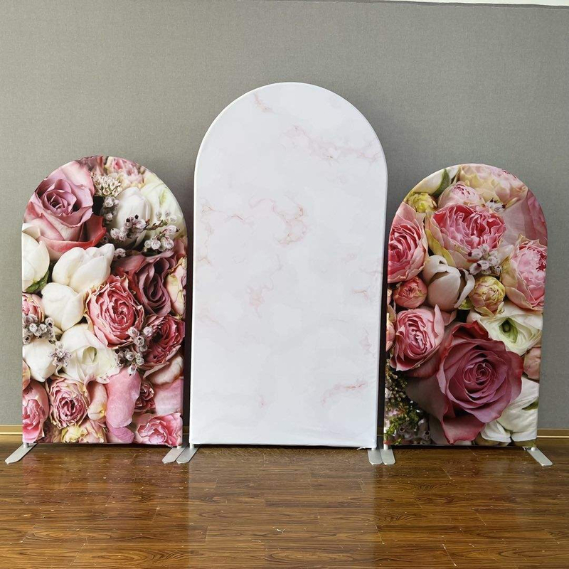 Collapsible aluminum frame party event decoration fancy wedding backdrop wall