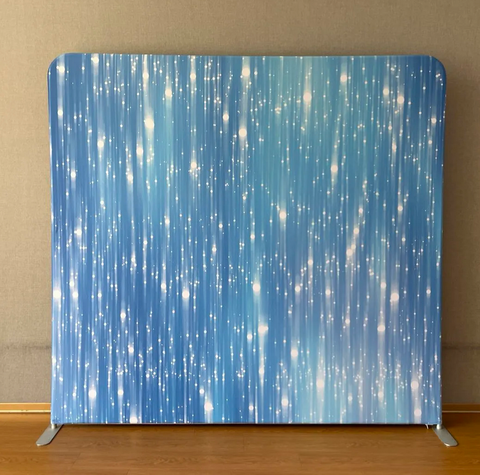 8x8 Double Sided Custom Printed Tension Fabric Photo Booth Backdrop Background for Photography