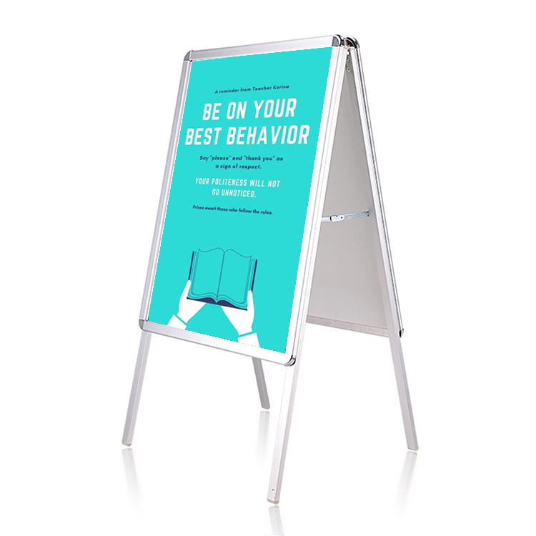 Wholesale high quality aluminum digital rotating a board sign