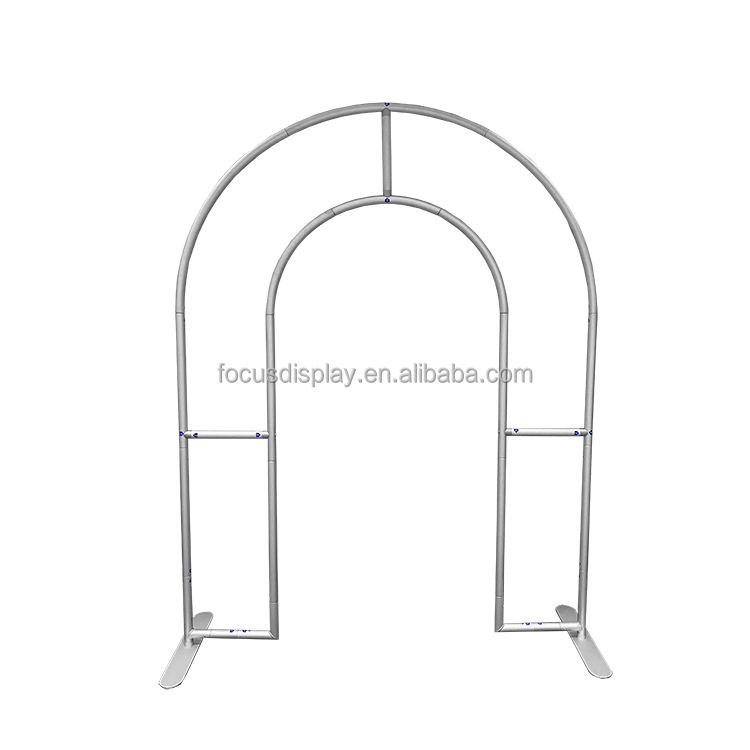 Arch Balloon Backdrop Circle Arch Cover for Wedding Open Arch Backdrop Stand