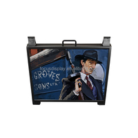 Custom Billboard Sidewalk Sign Frame Plastic A Frame Sidewalk Board Sign