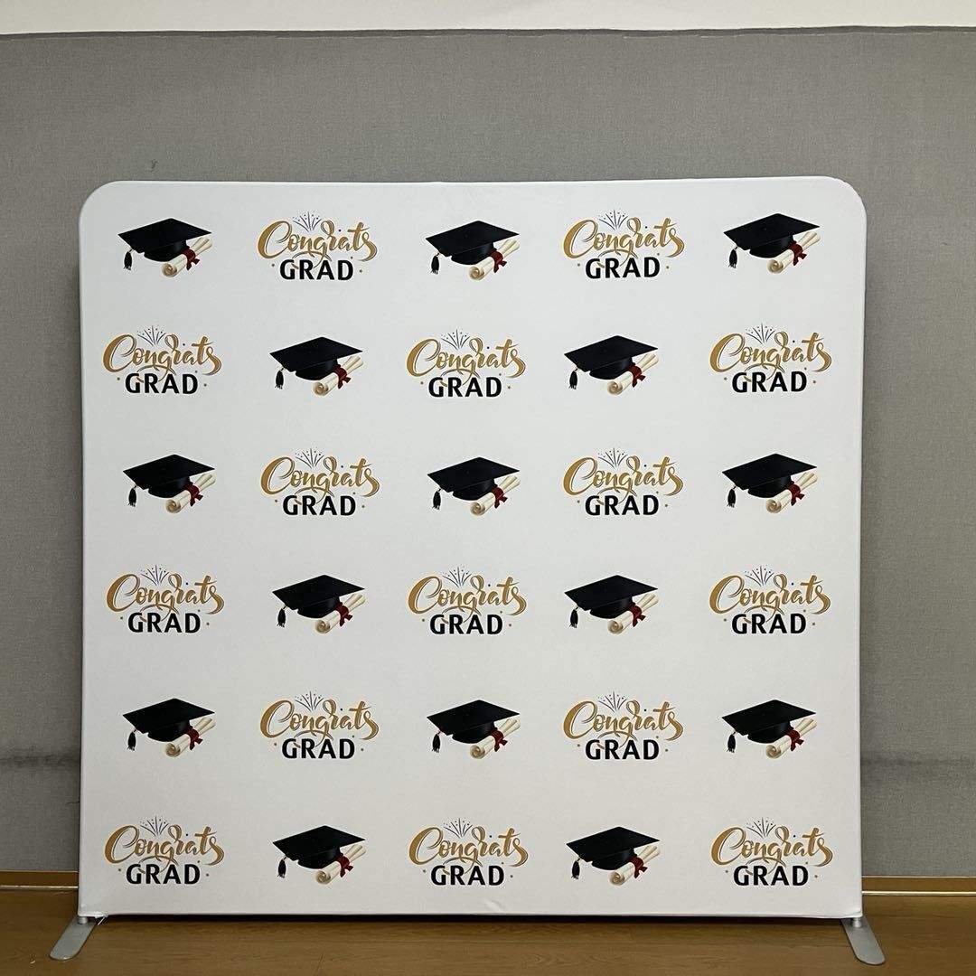 10*8ft Lightweight Straight Graduation Tension Display Background graduation tension fabric display