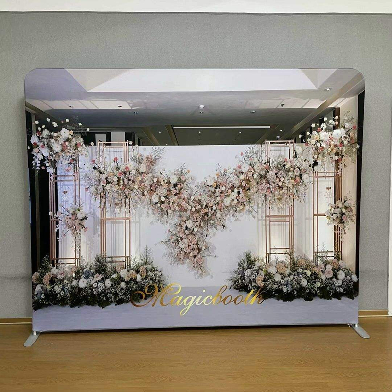 10*8ft Lightweight Straight Graduation Tension Display Background graduation tension fabric display