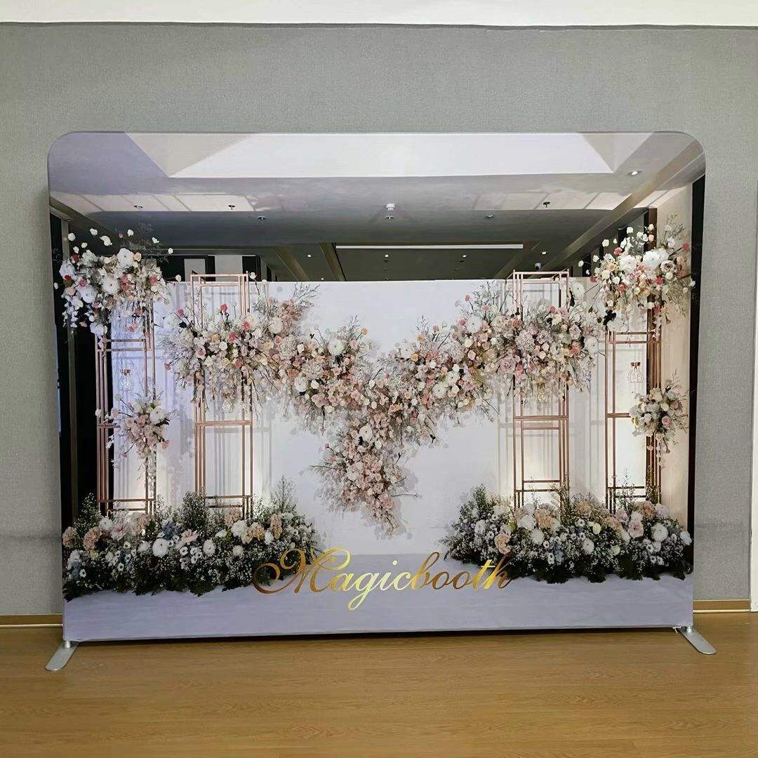 10*8ft Lightweight Straight Graduation Tension Display Background graduation tension fabric display