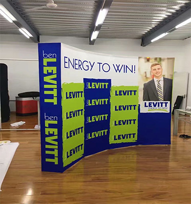 10ft Aluminium Frame Portable Pop Up Stand Display For Exhibition booth