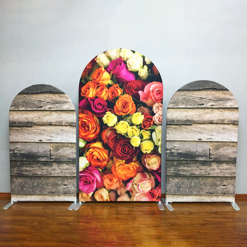 New design custom printing birthday wall backdrop cover for parties