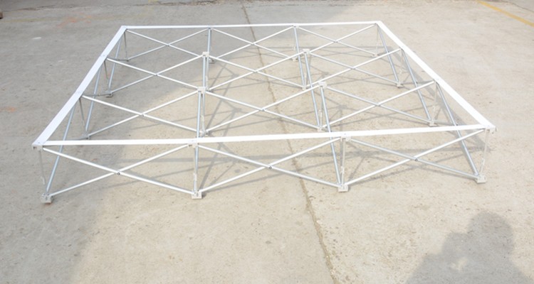 Portable exhibition booth table tension fabric backdrop