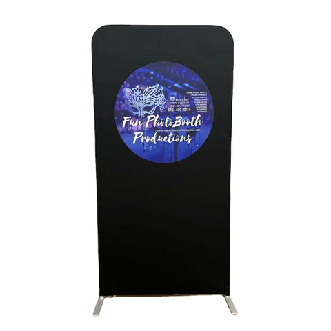Stable variable background map standing portable square background billboard