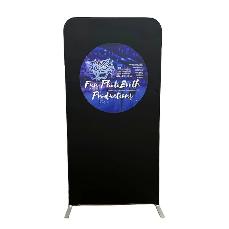 Stable variable background map standing portable square background billboard