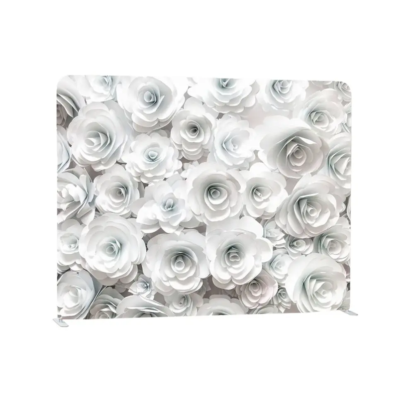 10 ft Aluminum Straight elbow Frame tension Fabric Banner Custom tube frame display photo booth backdrop wall