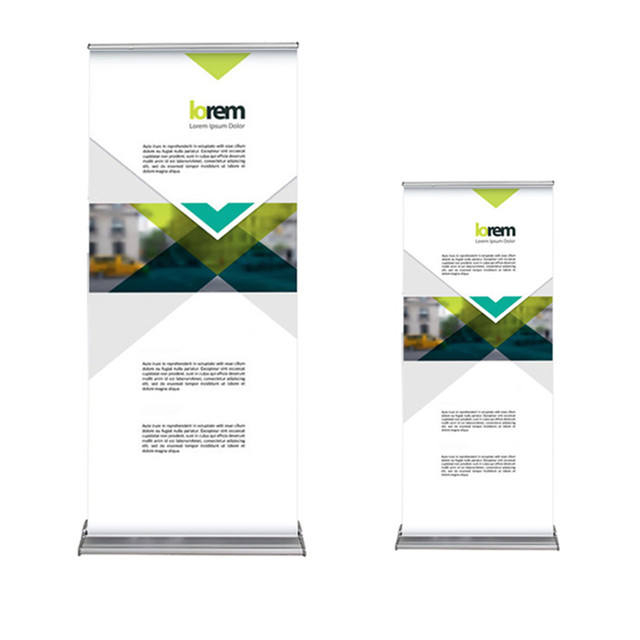 High quality Aluminium roll up stand banner, economic aluminium banner, advertising display banner