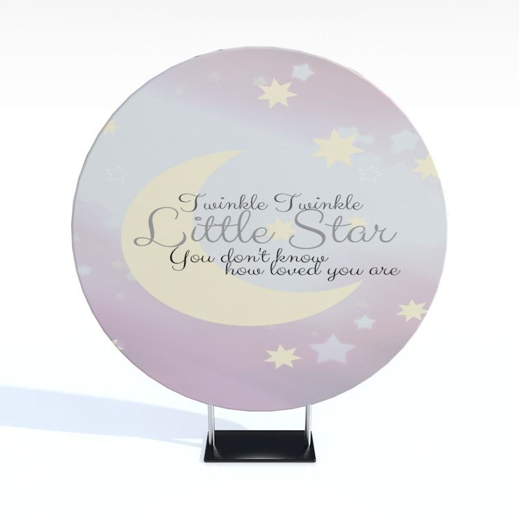 Fashion Fabric Cake Round Table Wedding Stand Round Party Birthday Display Table For Wedding