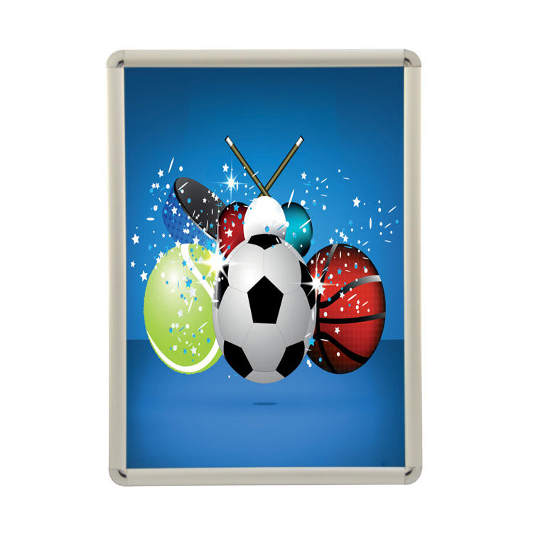 25mm a1 a2 a3 a4 customized aluminum standard snap display frame a0 anodised snap frame