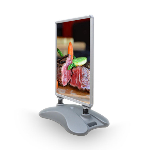 Newest outdoor pavement showcase for big mall advertising signs