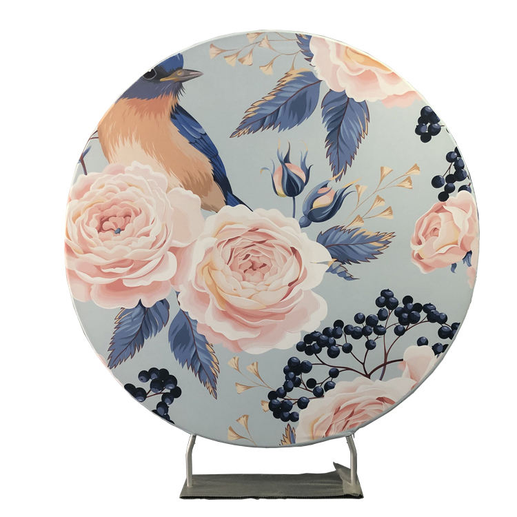 High quality fancy wedding cake display wedding flower round display stand