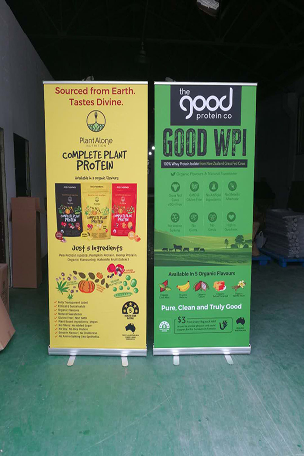 Hot Selling High Quality Foldable Deluxe Retractable Aluminum Roll Banner Stand