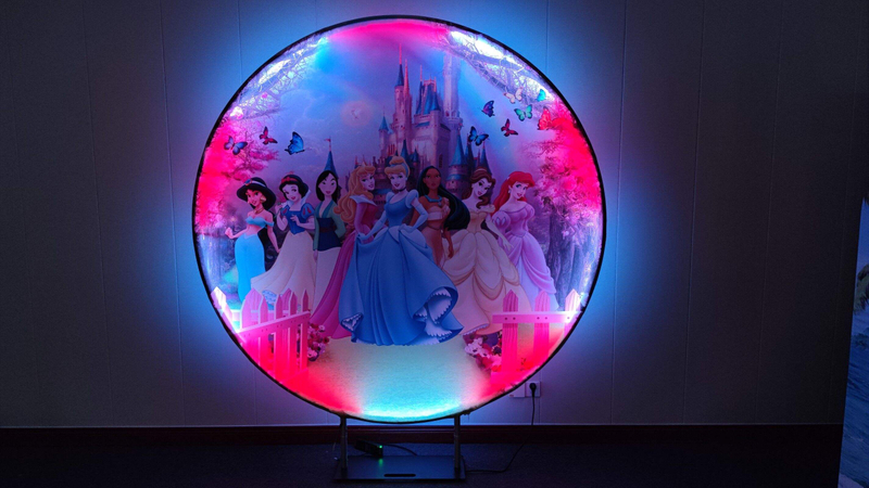 Luminous Truss Stage Lighting Truss For LED Cabinet Fabric Cake Round Wedding Backdrop Stand For Event