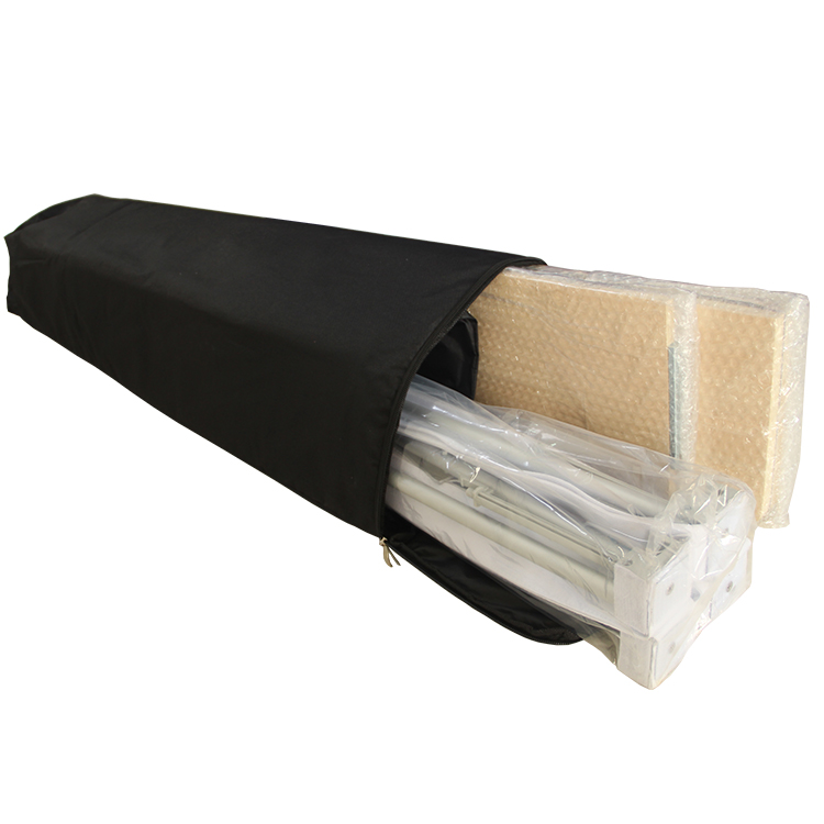 Supermarket pop up folding lightweight customized fabric promotion counter display table for trade show